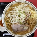 ラーメン もっけだの - 『赤唐味噌中華ニンニク(食べるラー油つき)』