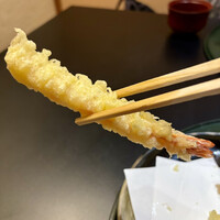 肥後橋ゆきや。 - サクッと揚がった海老天♪