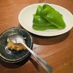 和座わざ - ピーマン麦味噌