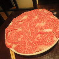 しゃぶしゃぶ・日本料理 木曽路 銀座五丁目店 - 和牛霜降り肉