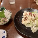 オアシスサウナ アスティル - 鯵のなめろう ポテトサラダ