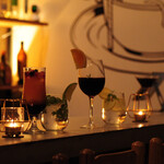  Beans Garage Coffee - 内観写真:カウンター　夜イメージ