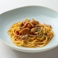 北海道産生雲丹のトマトクリーム スパゲッティ