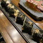 炭火焼ホルモン ぐう - チャンジャ巻き