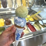 ソルベテリアプライア - ライムバジルと塩ミルク