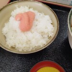 そば・うどん 信孝 - 明太子ご飯