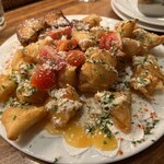 麹町ビストロ 階段の途中 - ホタテとエビの包み揚げ