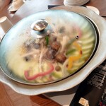 噴水鶏肉飯 - 煮物