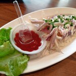 噴水鶏肉飯 - 前菜①