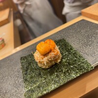 鮨結う翼 - ウニとカニ