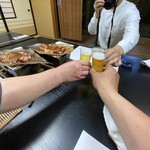 一よし - 親子の乾杯