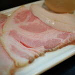 らぁ麺 飛鶏 - 地鶏つけそば上・大盛・地鶏煮玉子