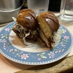 がばちょ - ロールパでカツサンド（480円）