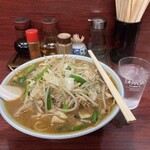 園春 - ミソラーメン¥650+大盛り¥100