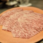 北海道焼肉 北うし - びえい和牛サーロイン焼きしゃぶ