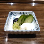 てんぷら 近藤 - 香の物