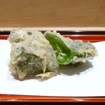 てんぷら 近藤 - ピーマン (北海道の契約農家)