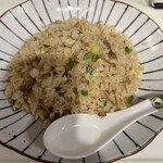 ラーメン二郎 - 持ち帰り崩れ豚1/3使って作った炒飯