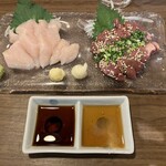 寅火 - 鶏刺2点盛り