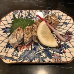博多味処 灯 - カツオ腹皮の炙り焼き