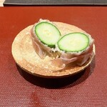 パルコ フィエラ - マンガリッツァ豚のコッパ＆余市産神田四葉きゅうりのフリット
      
      