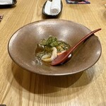 261799620 - ホッキ貝、シマエビ、じゅんさい、海ぶどうの酢の物
