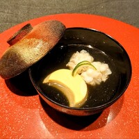 西麻布 万葉 - 鱧　三日月椀