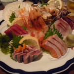 海鮮道楽 - 刺身盛り合わせ（大漁盛）