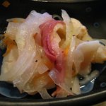 Washoku To Sushi No Nijou - 付き出し　ホッキ貝とホタテのマリネ