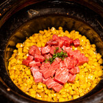 USHIGORO S. - とうもろこしとトリュフの土鍋ご飯