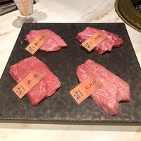 完全個室 牛の達人 private 新宿本店 - 和牛希少部位盛合わせ