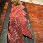 恵比寿焼肉　kintan - 上タン塩、30日熟成kintan、塩ハラミ
