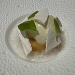 ラ・ヴァガボンド - 川中島　桃　レモンクッキー　ヨーグルト　梅とバニラの泡