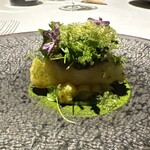 ラ・ヴァガボンド - 長崎　クエ　ベニエ　モロヘイヤ　ブラックオリーブ　マイクロセロリ