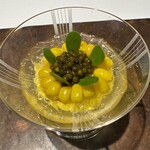 ラ・ヴァガボンド - 愛知　ゴールドラッシュ　オシェトラ産キャビア　コンソメのジュレ