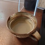 手打ちうどん 袋屋 - 蕎麦湯✨