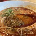 すする 担々麺 - ひき肉、味付けイイね