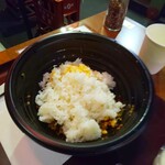 担担麺や 天秤 - 追い飯