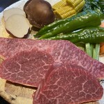 鉄板焼 石狩 - サーロイン　フィレ