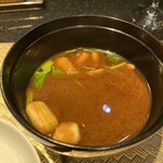 鉄板焼 石狩 - 赤だし