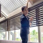 リストランテ プレーゴ - べっぴん店長さん。この日はサンシェイドに、四苦八苦。笑　　　頑張ってる姿も美しい\(//∇//)\