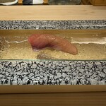 鮨とみ田 - ハマチ