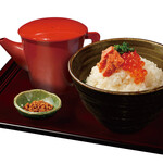 鯛塩そば 灯花 - 鮭といくら茶漬けセット