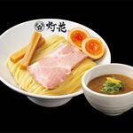 鯛塩そば 灯花 - 味玉濃厚魚介つけ麺