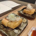 福とほまれ - 谷口屋のおあげ 1/4を2皿追加オーダー