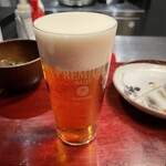 炭火焼肉 福わらひ2 - おビールさん♪