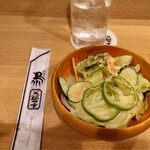 益子 - サラダ　ここのドレッシングは好みだ　家ではこの味は出せない　