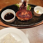 黒毛和牛ハンバーグ&ワイン 極バー - 料理写真:極バーグ200g