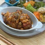 キッチン カプリス - ある日のよくばりランチ（お肉）