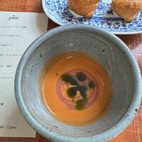 Bistro yen - クロワッサン、ガスパッチョ